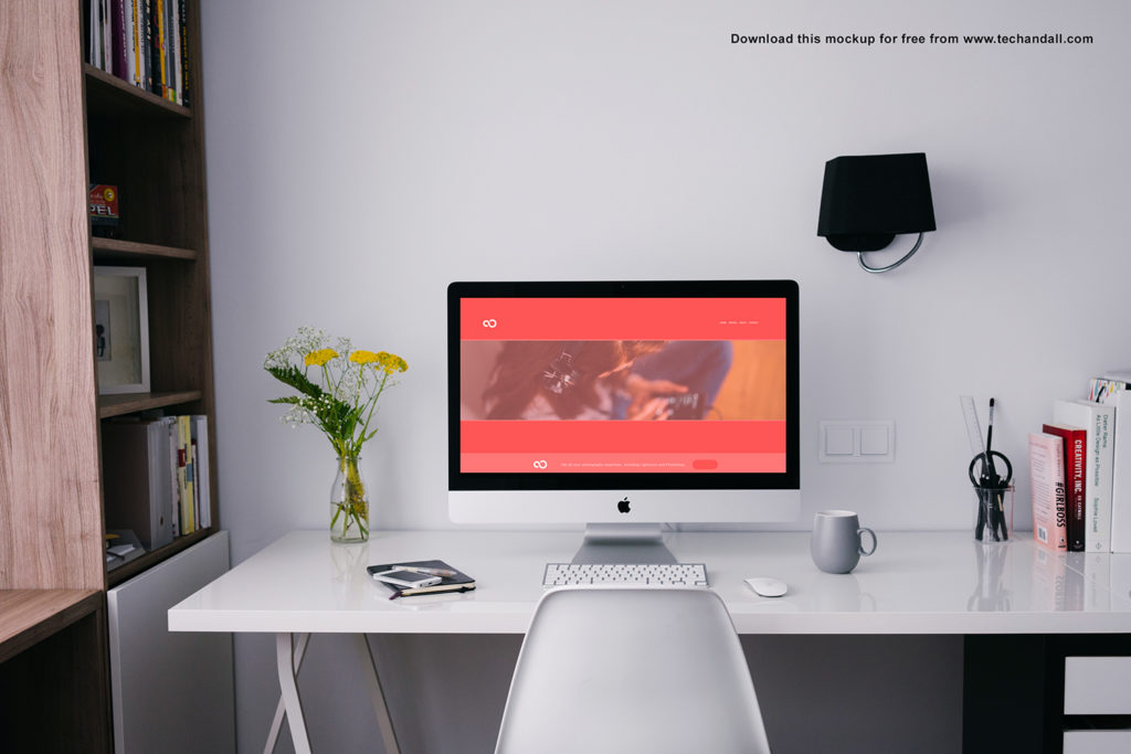 Download iMac & iPad Desk Setup Mockups | Free Mockups, Best Free ...
