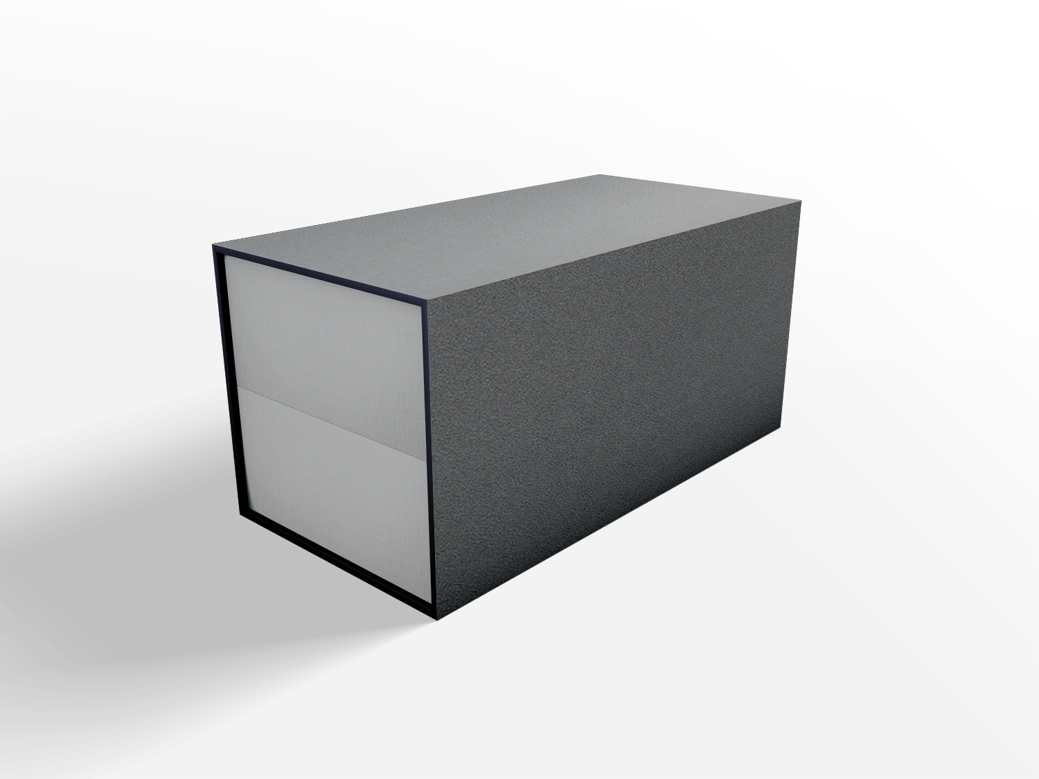 Rectangular Magnetic Box 3D model
