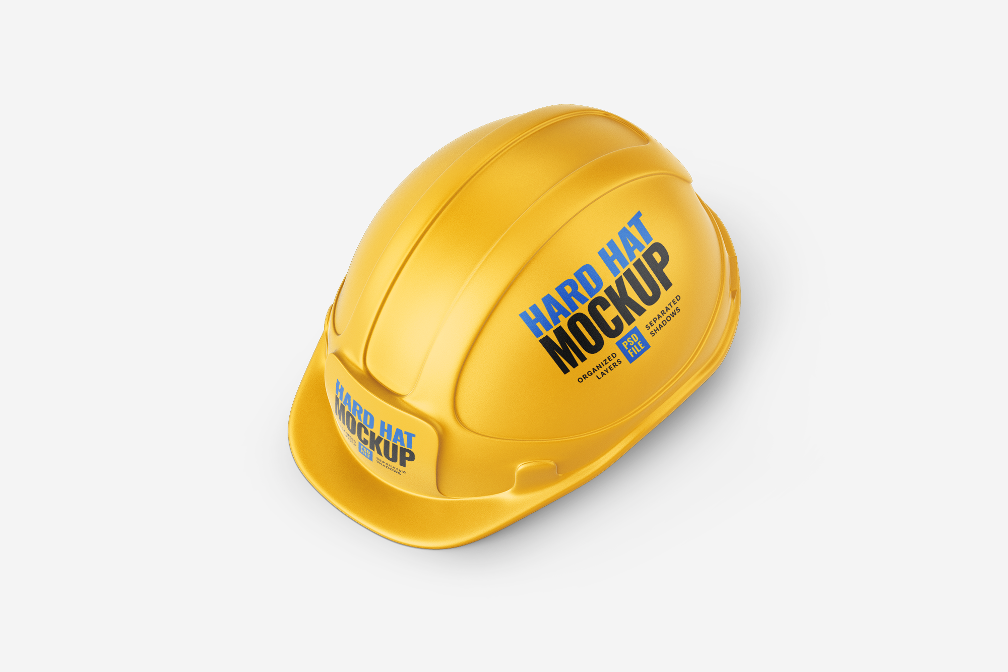 Free Construction Hard Hat Mockup