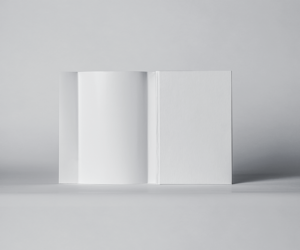 Free Dust Jacket and Hardcover Book Mockup