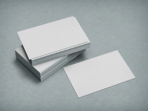 Free Stack of Business Cards Mockups
