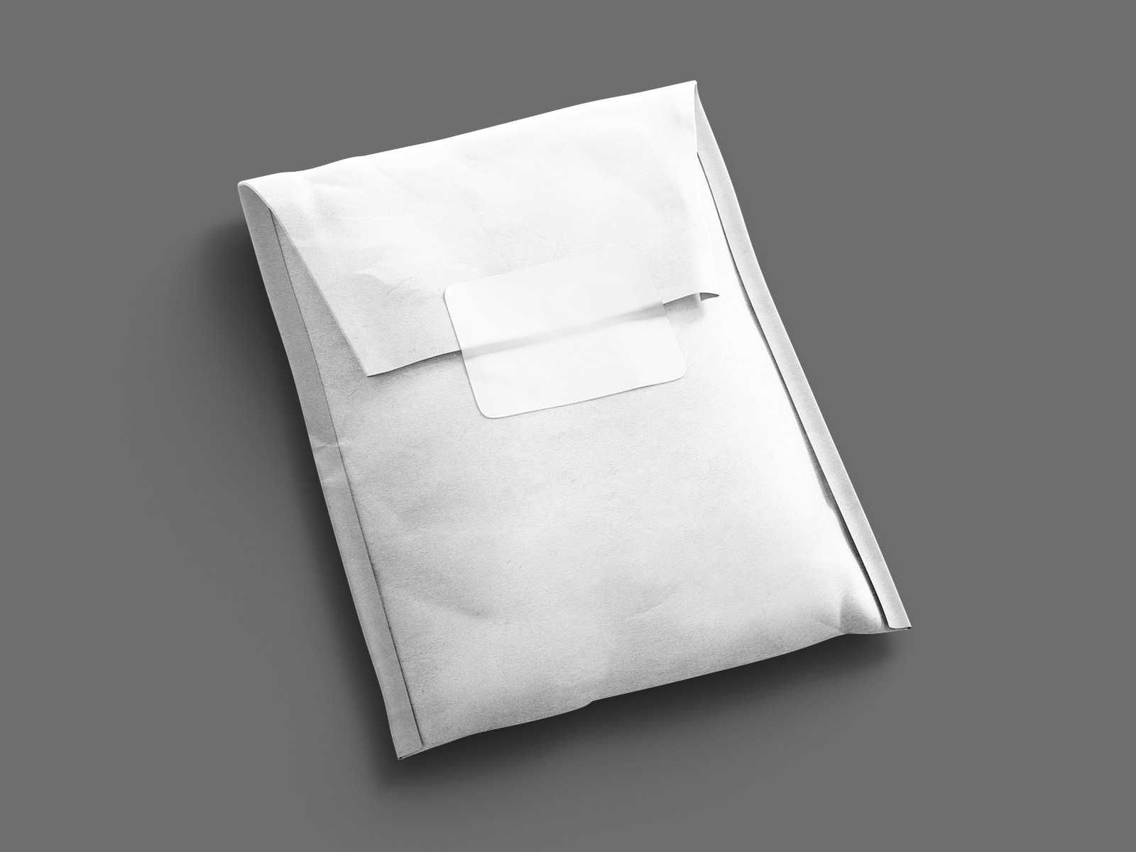 Free Kraft Paper Package Envelope Mockup