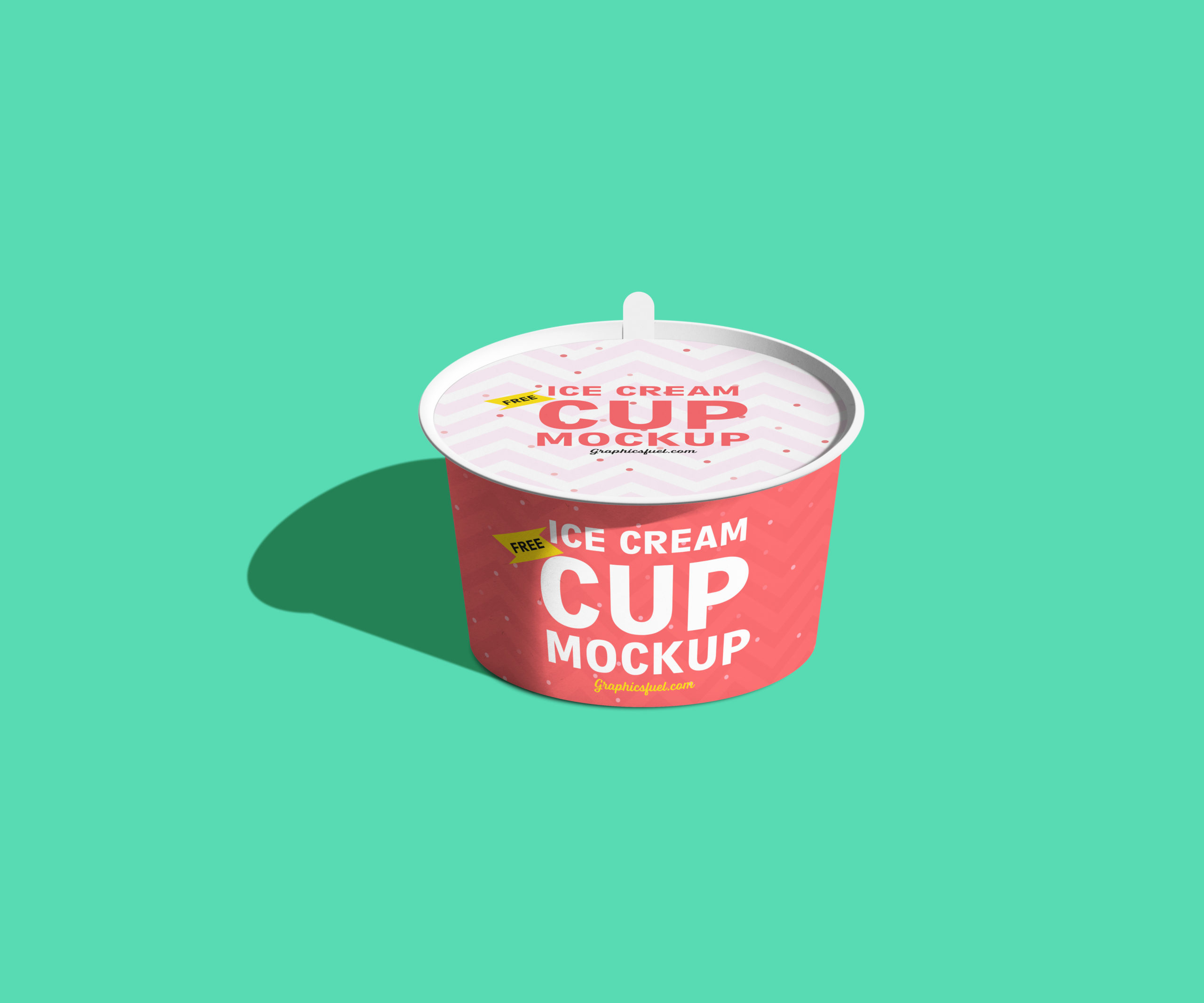 Free Small Ice Cream Cup Mockup