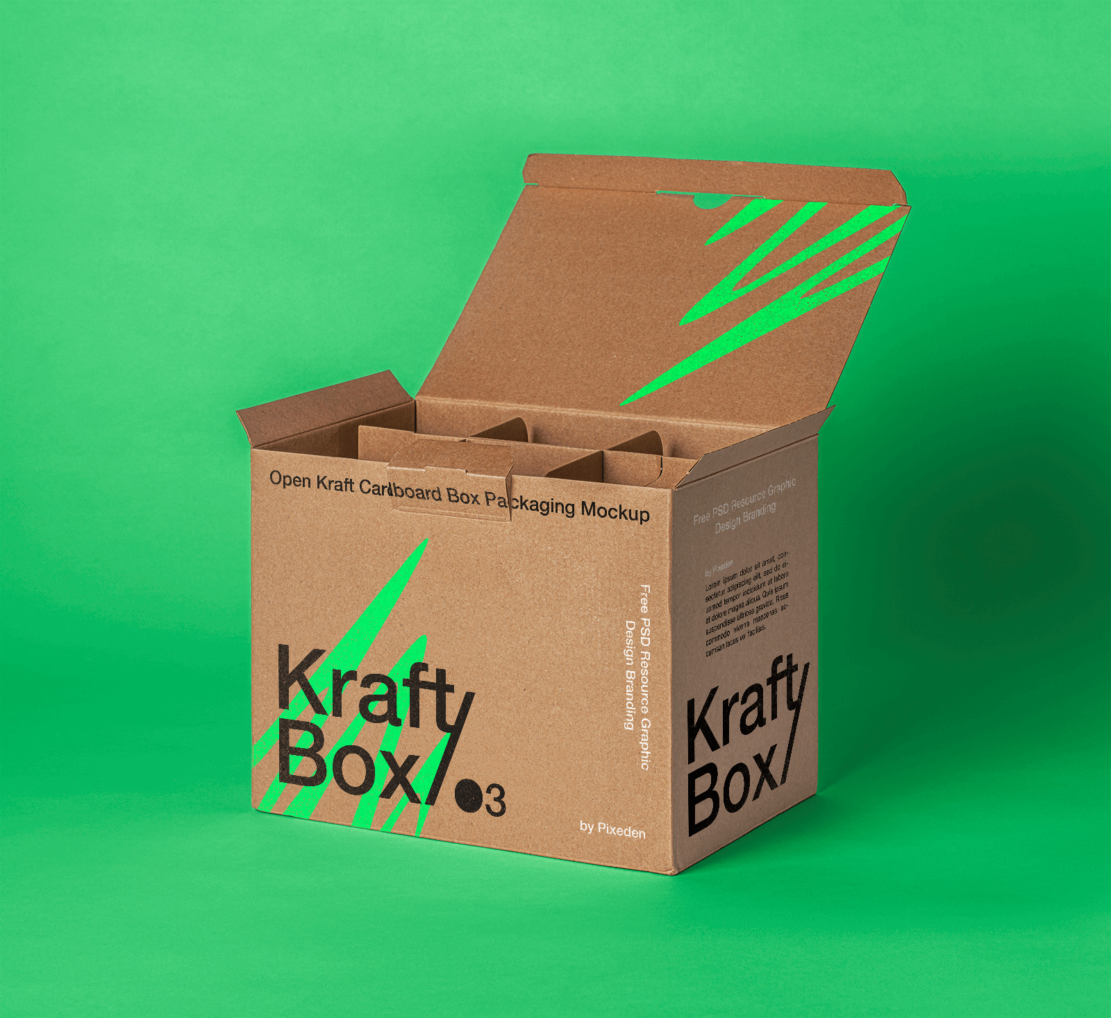 Free Bottle Carton Box Mockup