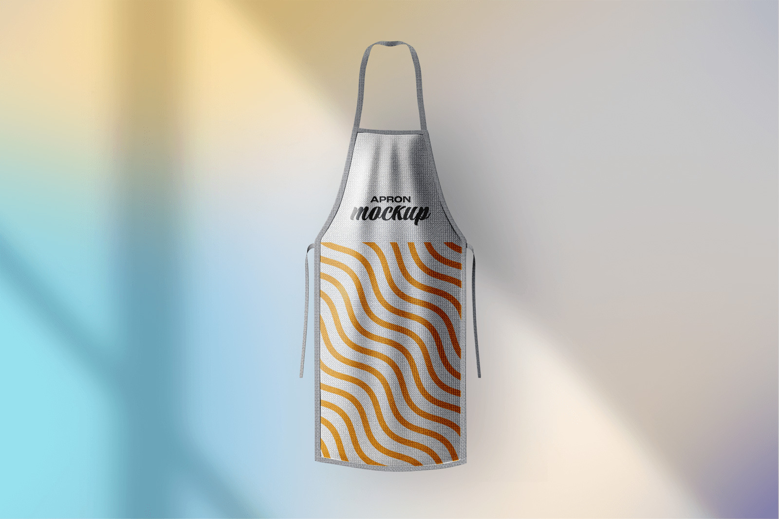 Free Apron with Neck Strap Mockup