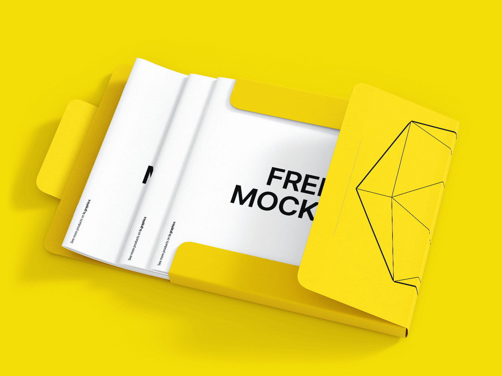 Free Brochure Folder Mockup