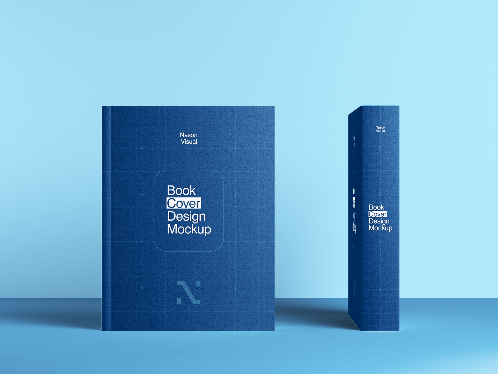 Book Cover and Spine Mockup