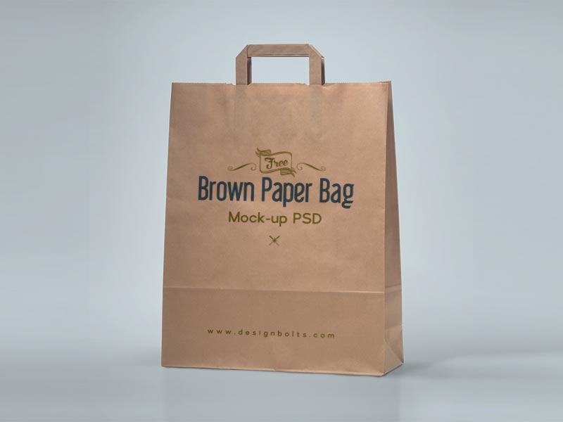 Download Brown Paper Bag Mockup | Free Mockups, Best Free PSD Mockups - ApeMockups