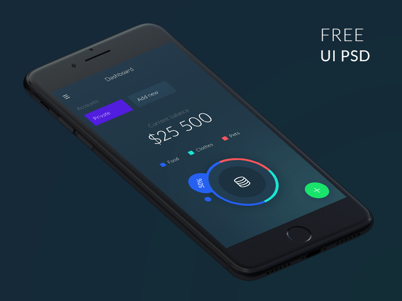 Download Wallet App Mockup Free PSD | Free Mockups, Best Free PSD ...