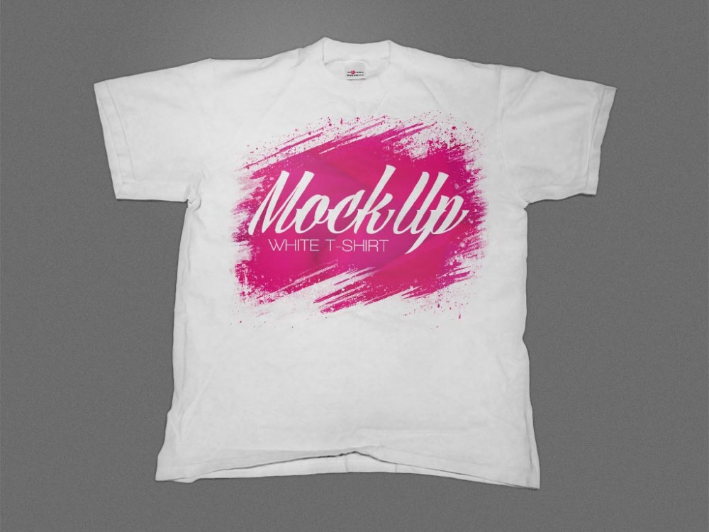 Download White flat T-Shirt Mockup | Free Mockups, Best Free PSD ...