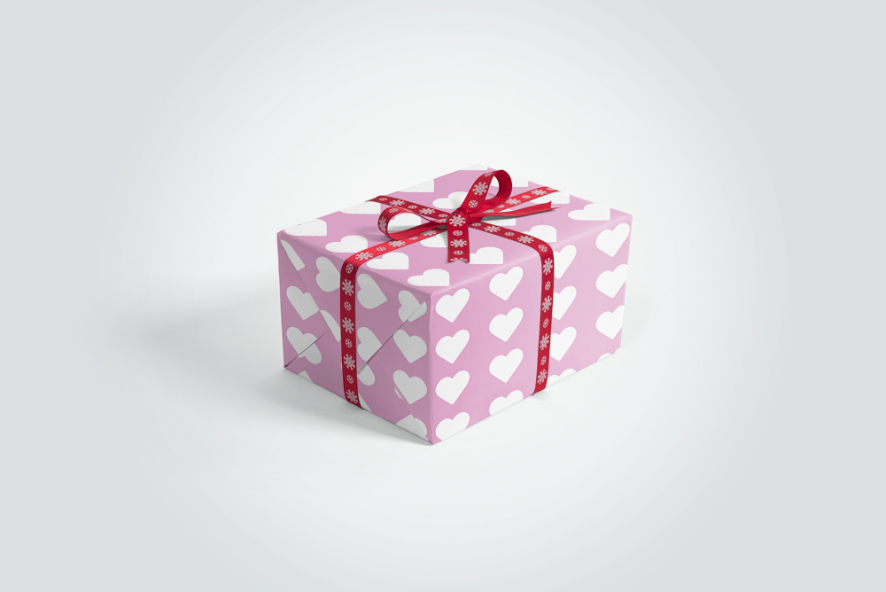 Download free-gift-box-ribbon-mockup-psd