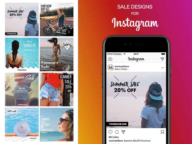 Download Sale Designs for Instagram UI Template & Mockup - PSD ...