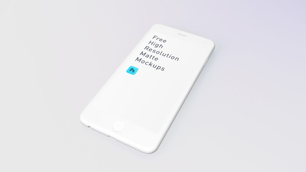 Download White Matte iPhone Mockup: Free PSD | Free Mockups, Best ...