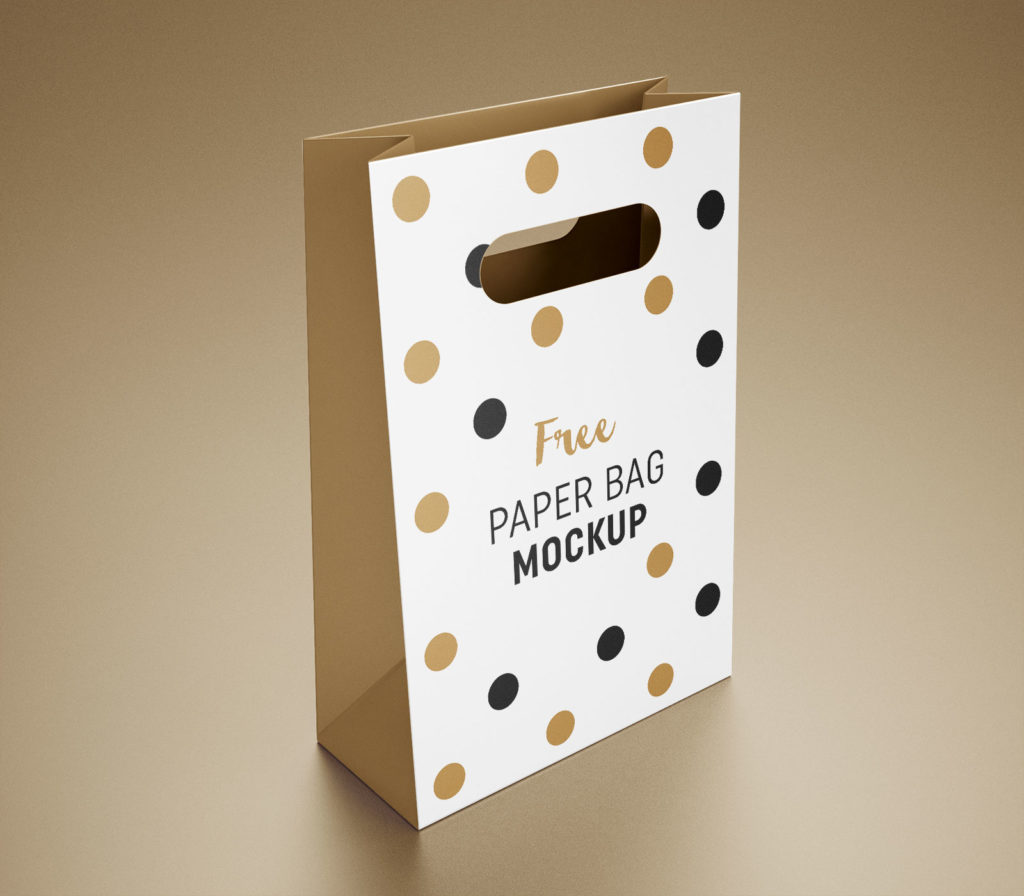 Download Free Paper Packaging Gift Shopping Bag Mockup PSD | Free ...