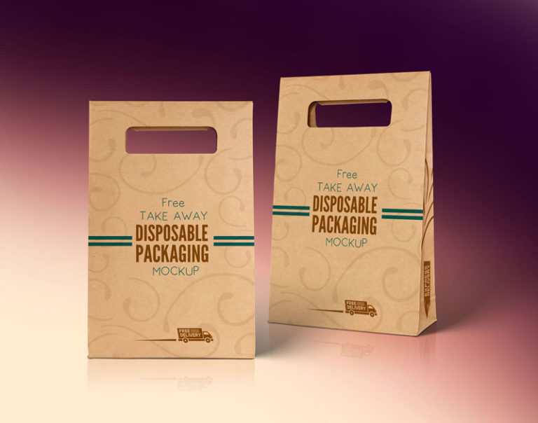 Download Free Kraft Paper Food Bag | Free Mockups, Best Free PSD ...