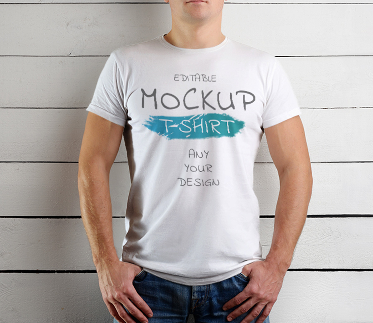 White T-Shirt Free Mockup | Free Mockups, Best Free PSD Mockups ...