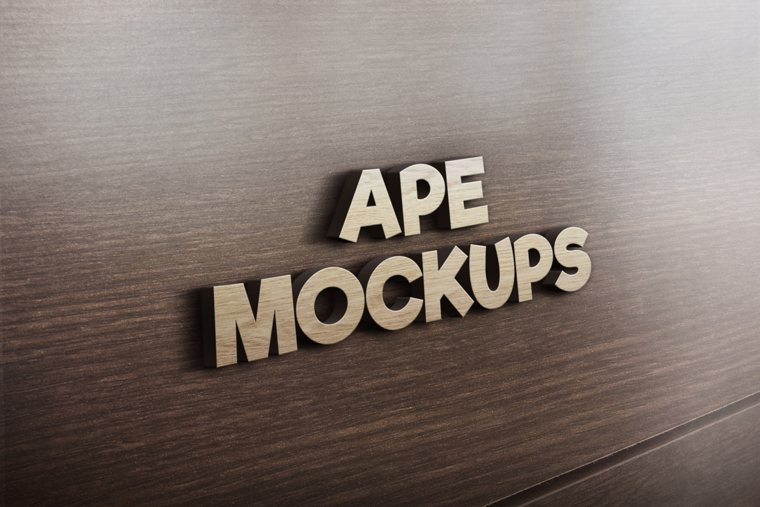 Download 3d Wooden Logo Mockup Psd Free Mockups Best Free Psd Mockups Apemockups