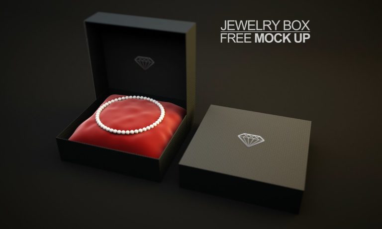Download Free Jewelry Box Mockup PSD | Free Mockups, Best Free PSD Mockups - ApeMockups