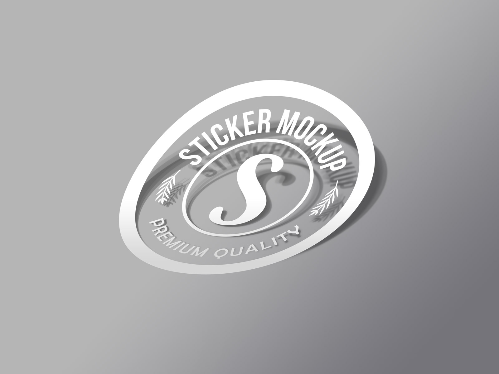 Download Free Photorealistic Sticker Mockup PSD | Free Mockups, Best Free PSD Mockups - ApeMockups