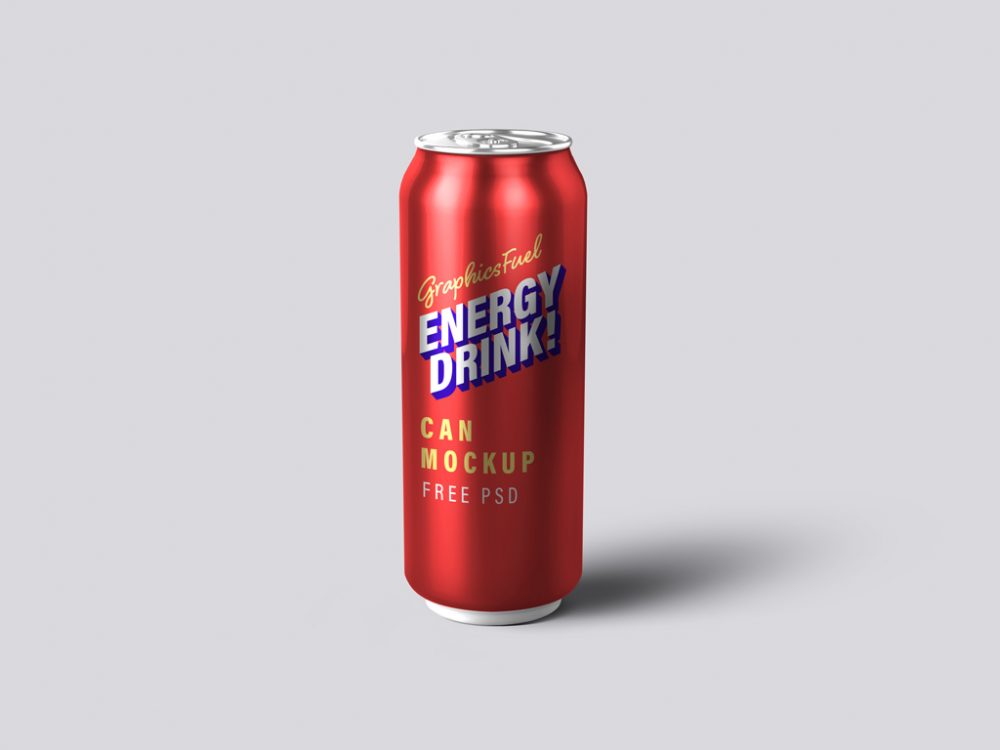 Download Soda Can Energy Drink PSD Mockup | Free Mockups, Best Free PSD Mockups - ApeMockups