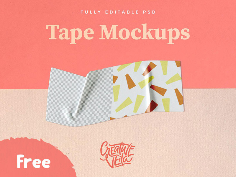 Free Washi Tape Mockups