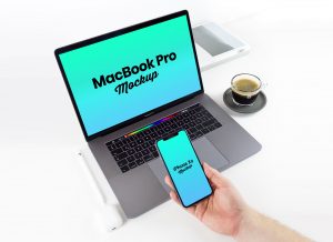 Free iPhone XS & MacBook Pro Mockup