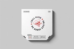 Free Pizza Box Mockup psd