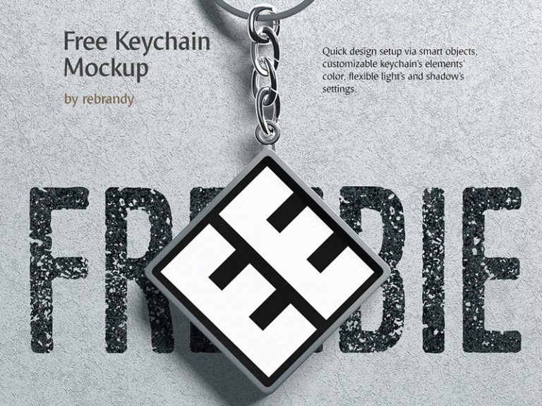 Download Free Keychain Mockup | Free Mockups, Best Free PSD Mockups - ApeMockups