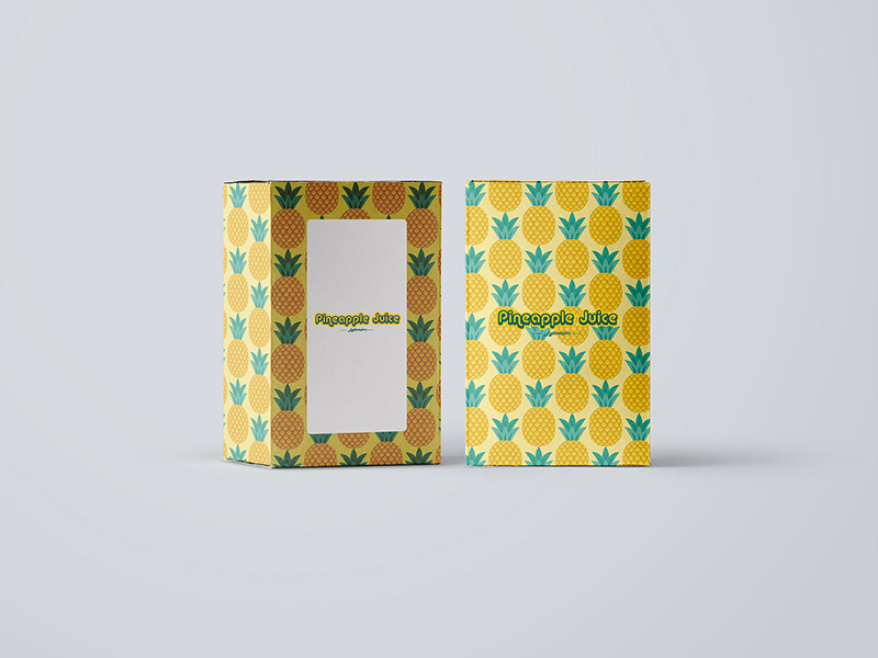 Packaging Box And Cup Mockup