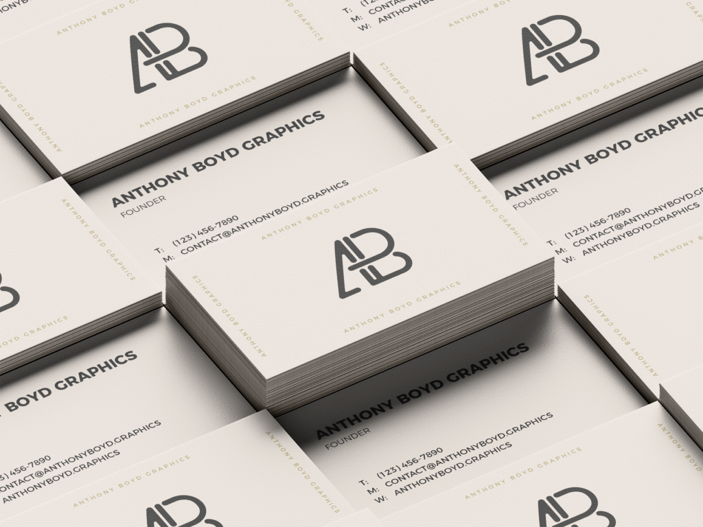 Download Free Business Card Grid Mockup | Free Mockups, Best Free PSD Mockups - ApeMockups
