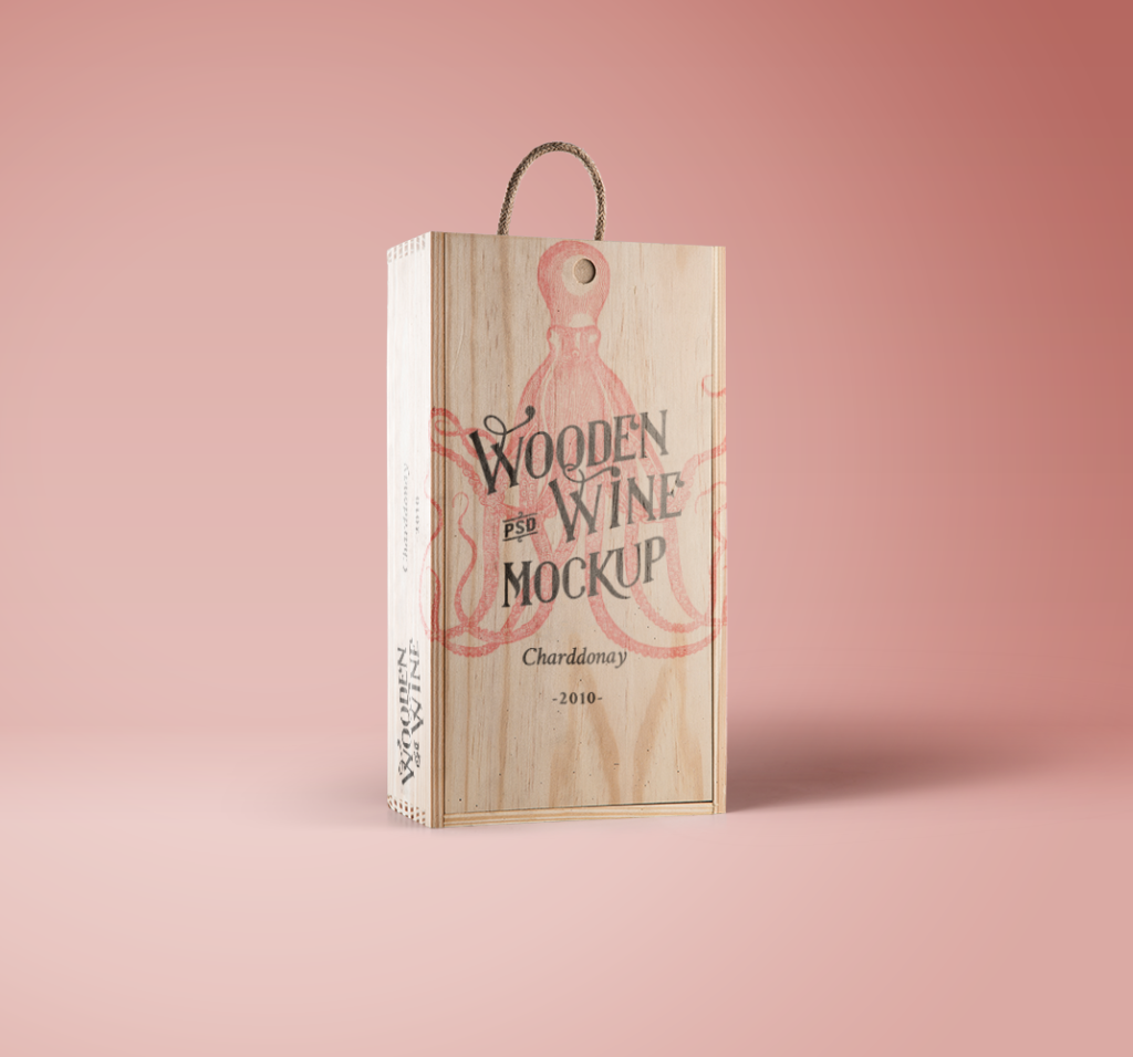 Wine Wood Box Mockup | Free Mockups, Best Free PSD Mockups ...