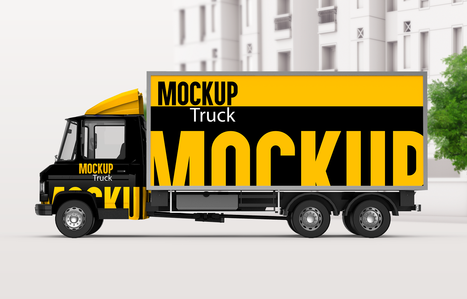 Free Truck Mockup